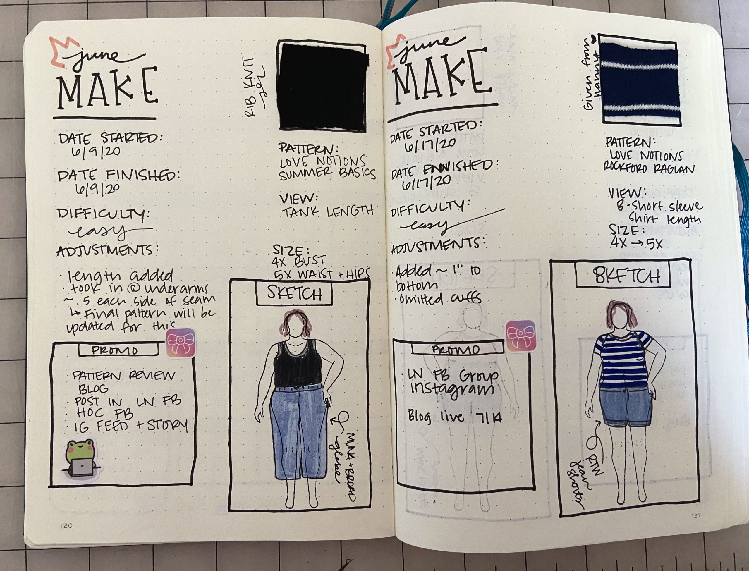 So Many Printable Fashion Sketchbook Page Options! Your Favorite  MyBodyModel Formats