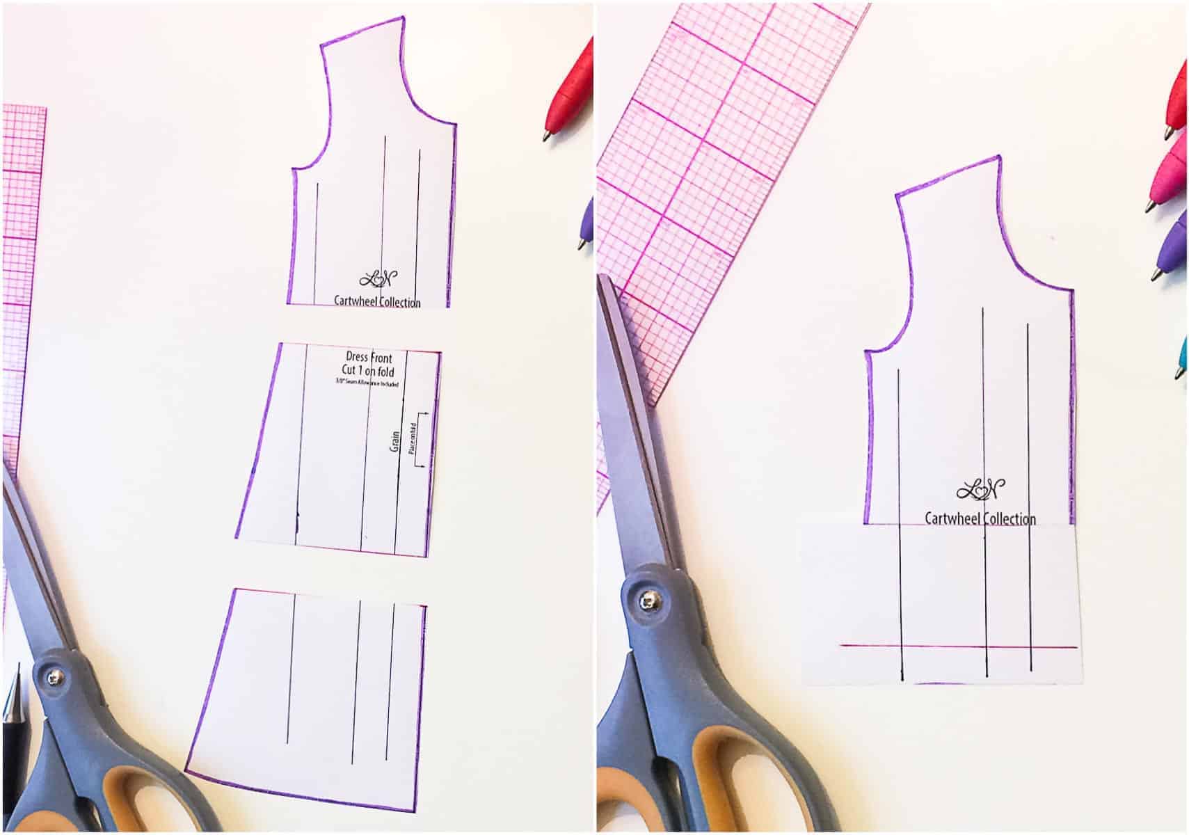 How to Lengthen or Shorten a Pattern - Love Notions Sewing Patterns