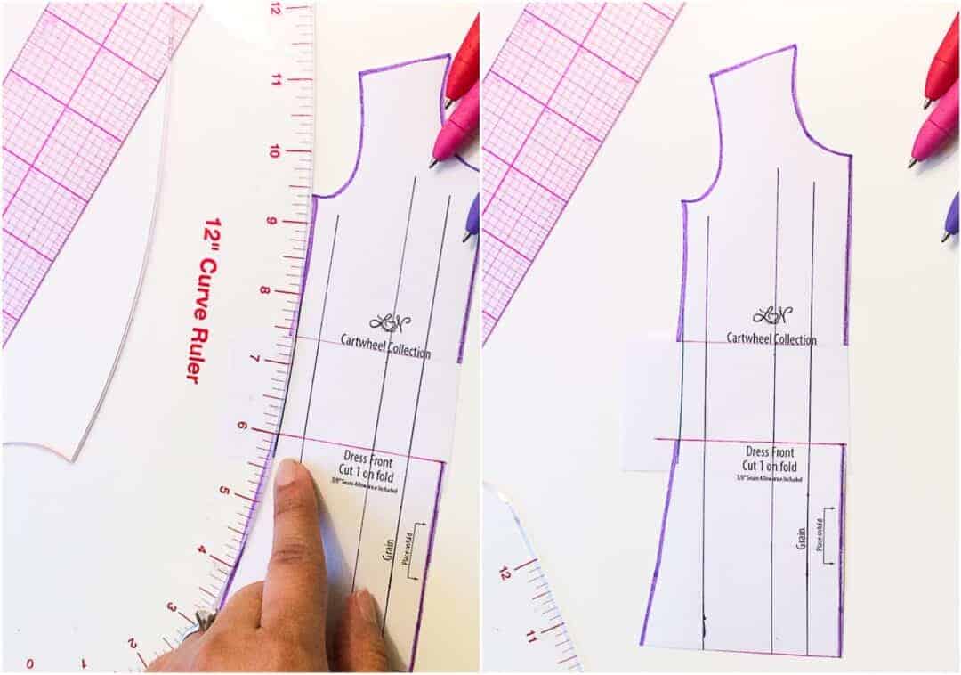 How to Lengthen or Shorten a Pattern - Love Notions Sewing Patterns