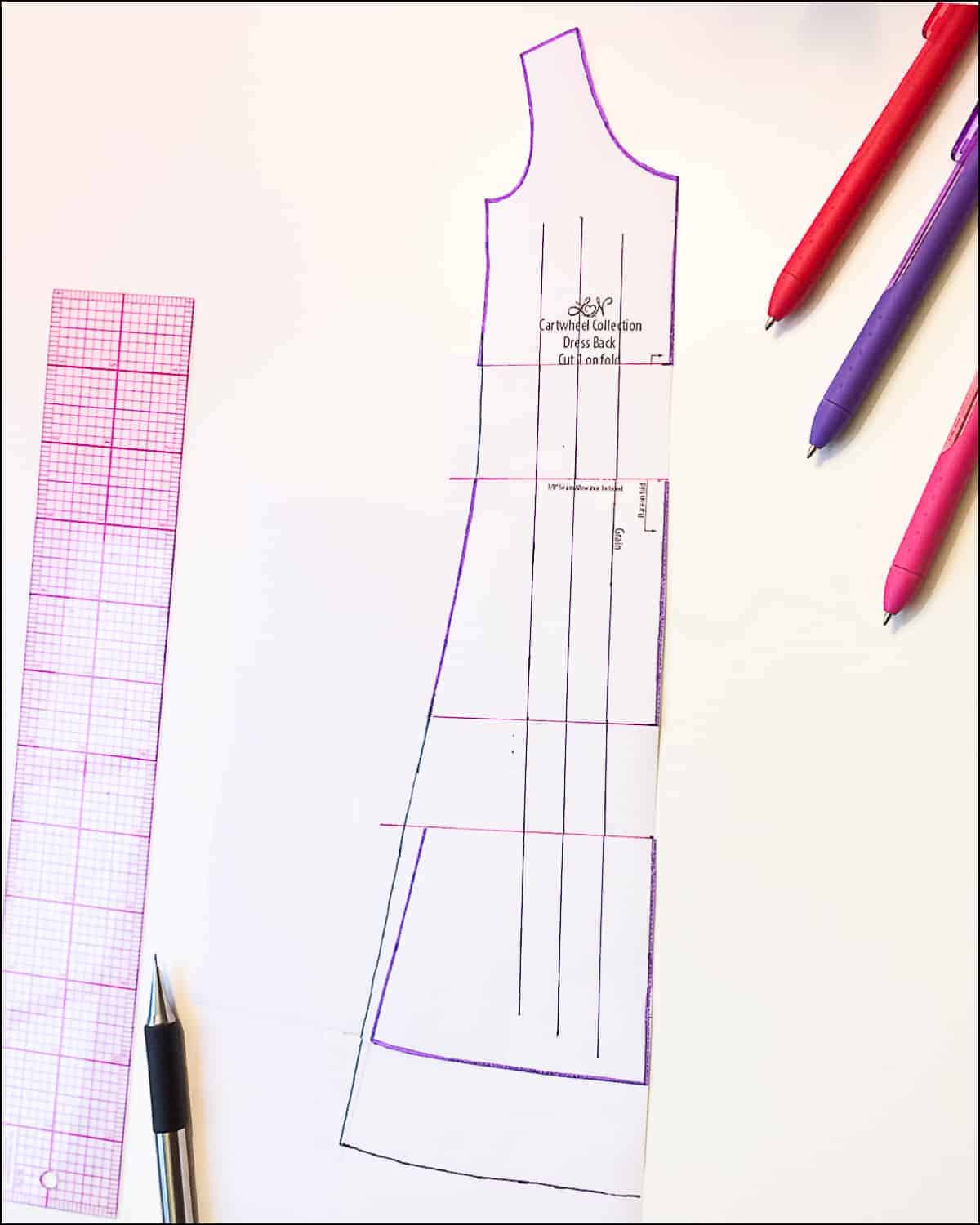 How to Lengthen or Shorten a Pattern - Love Notions Sewing Patterns