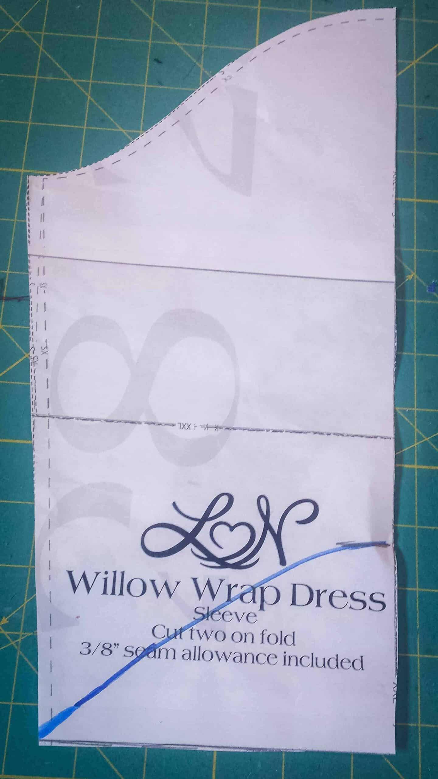 Learn how to add flutter sleeves to the Willow Wrap Dress sewing ...