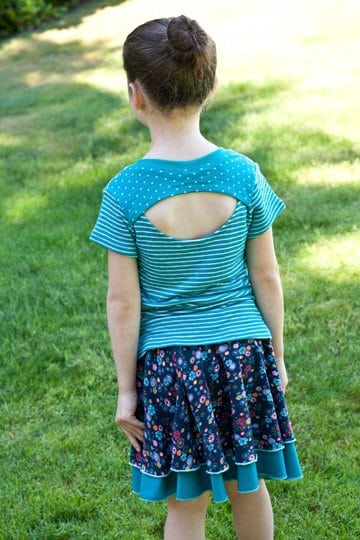 Girls Cartwheel Collection of sewing patterns for back to school by ...