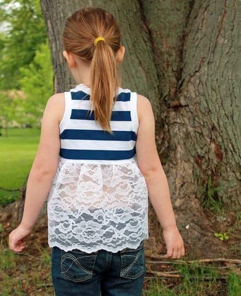 Easy and cute tank sewing pattern by Love Notions.