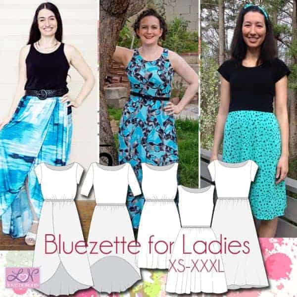 Bluezette for Ladies XS-XXXL - Love Notions Sewing Patterns
