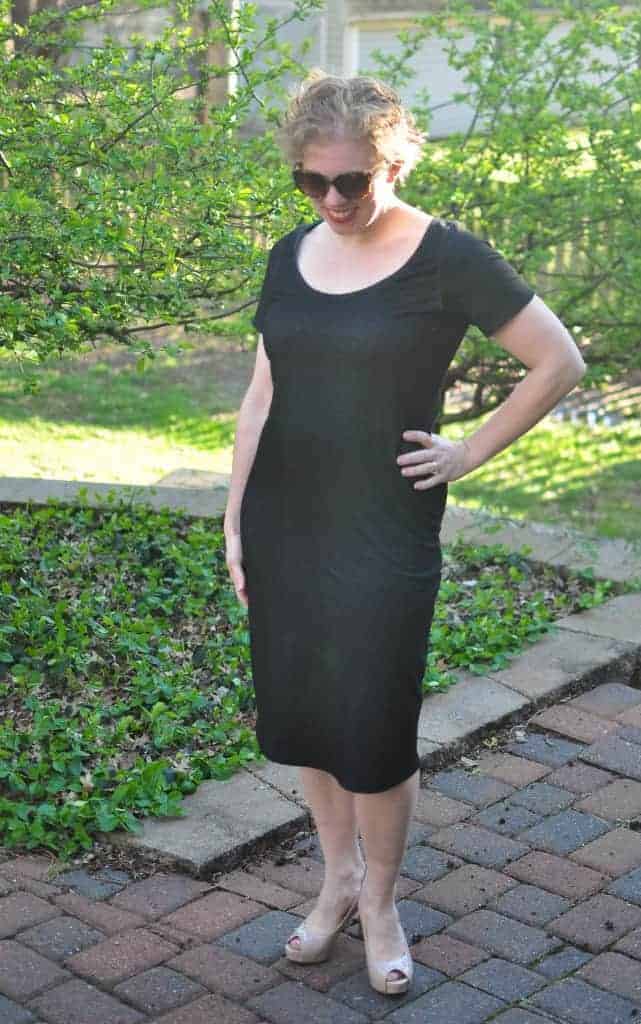 Knit sheath dress sewing pattern. Print and download it today.