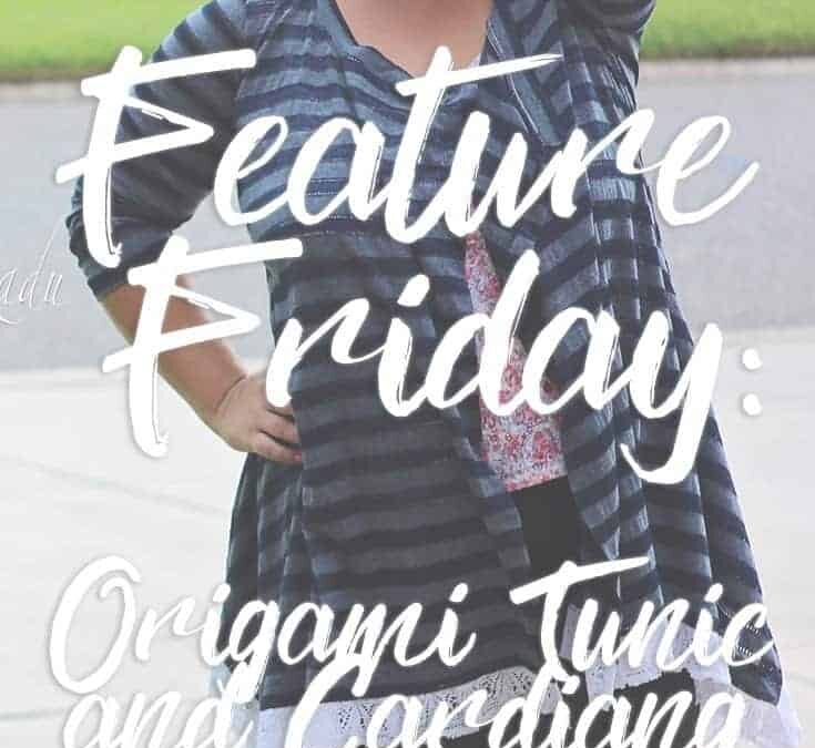 From Summer to fall – The Origami Tunic and Cardigan