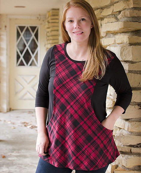 Learn how to sew the Trendy Tunic pockets with this video tutorial