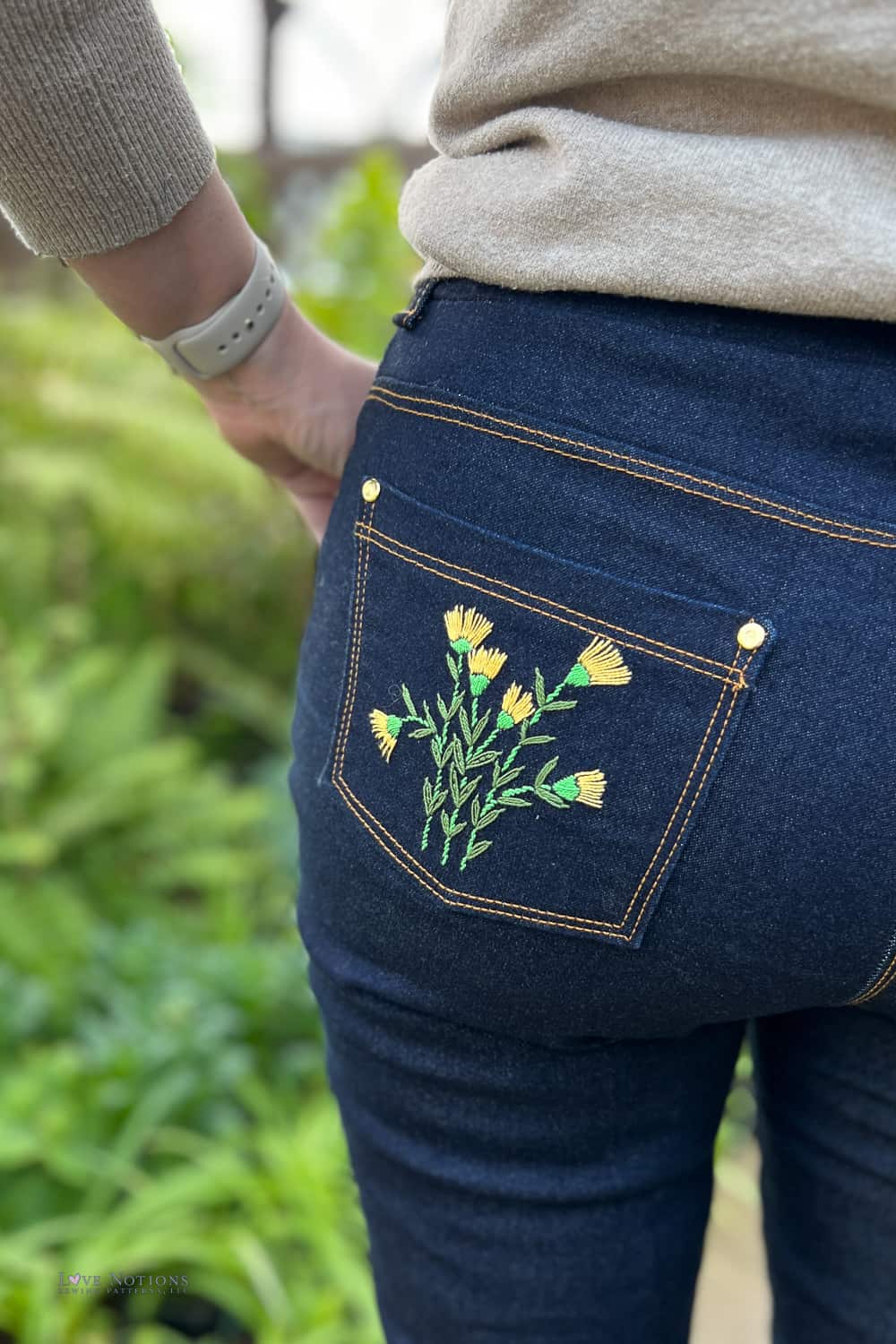 Sewing “Jeans” at Love Notions: patterns, comparisons, and fabric