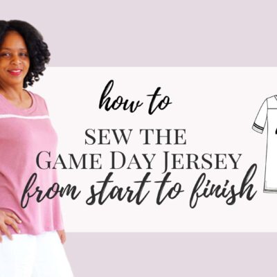Game Day Jersey Sewalong + Lace Details