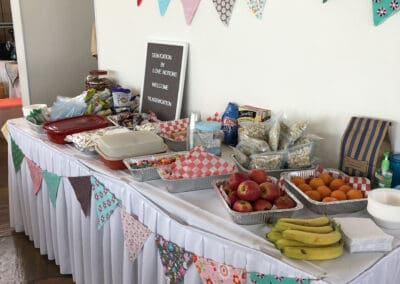 sewcation snack table