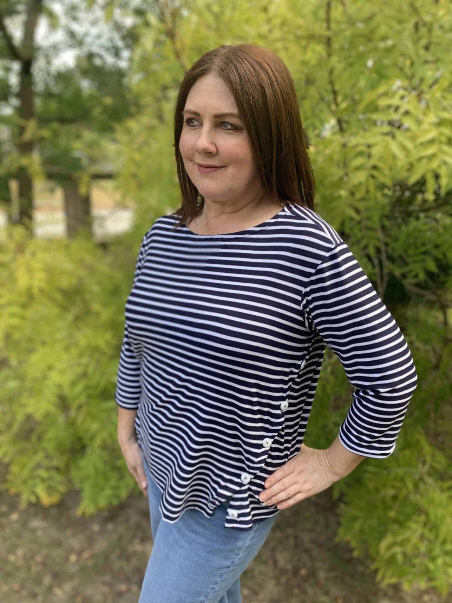 How to lengthen Lincoln Top - Love Notions Sewing Patterns