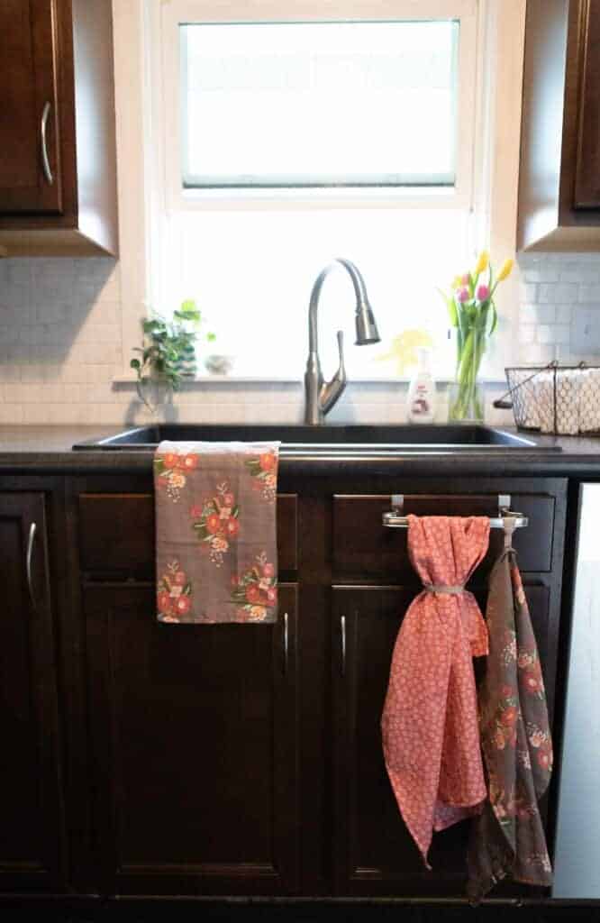 How To Add Loops to Dishtowels for Hanging