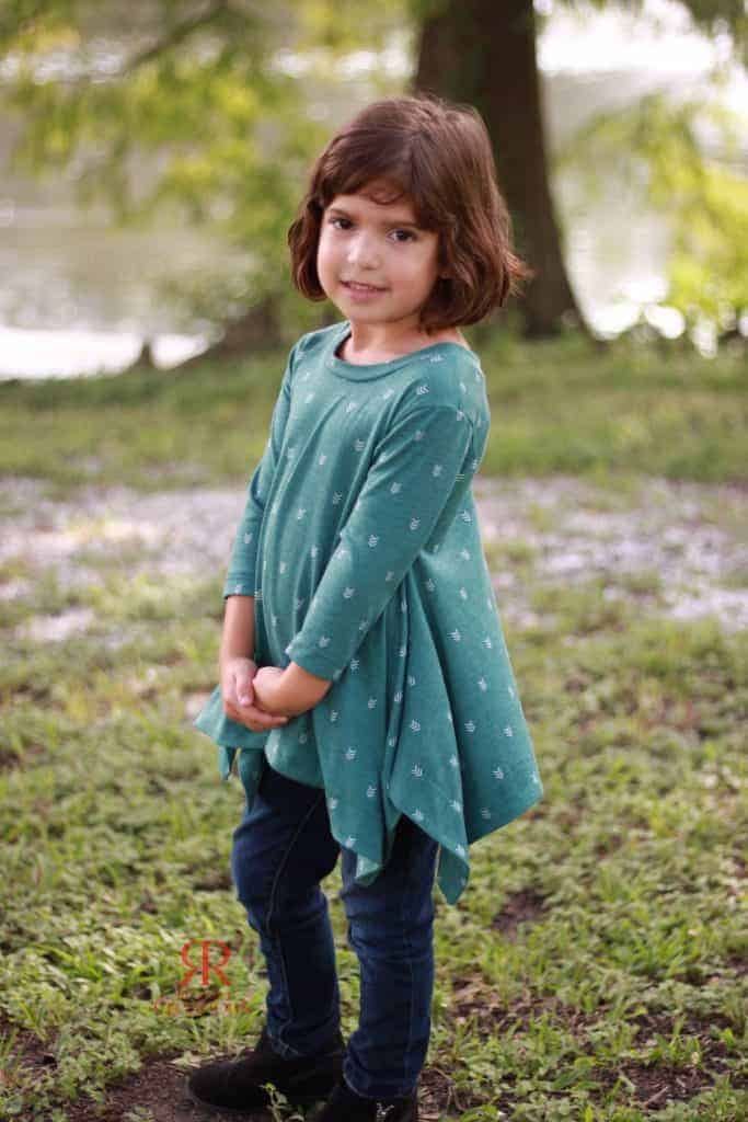 Girls tunic sewing pattern. Download and print this pattern today.