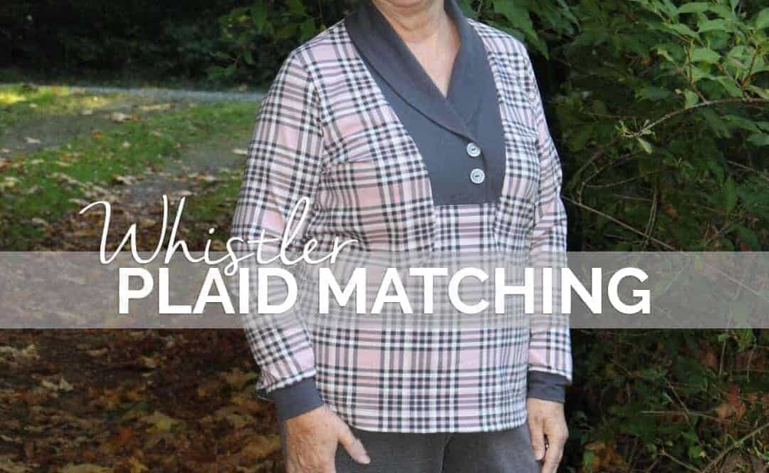 Plaid matching with the Whistler Pull-Over & Hoodie