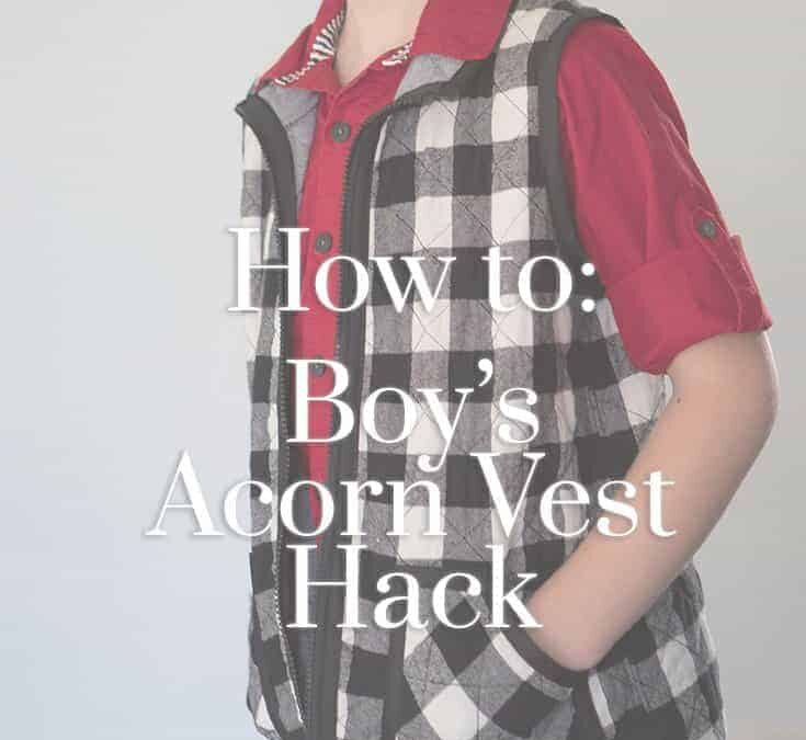 The Acorn Vest: For Boys