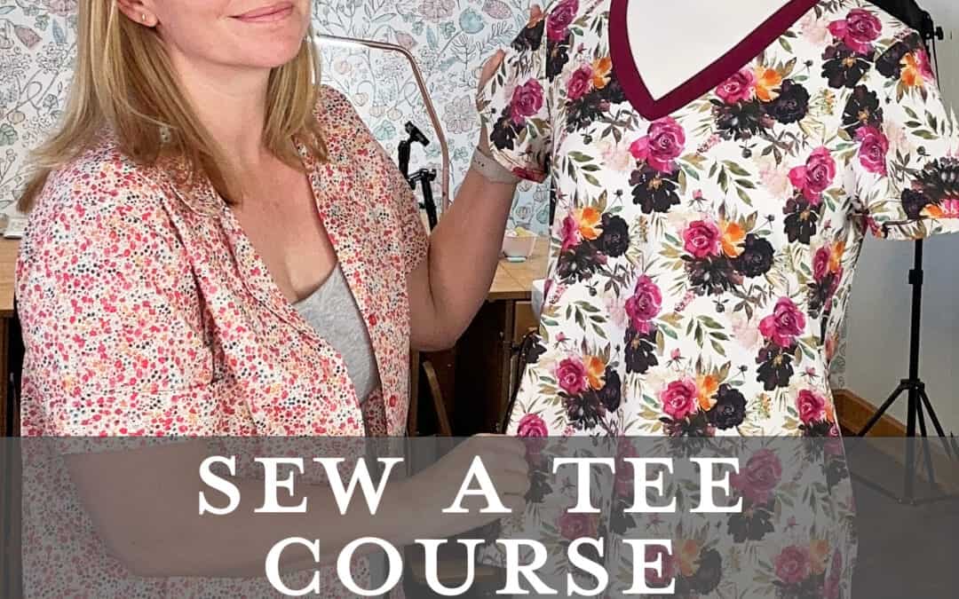 Sew a knit tee course