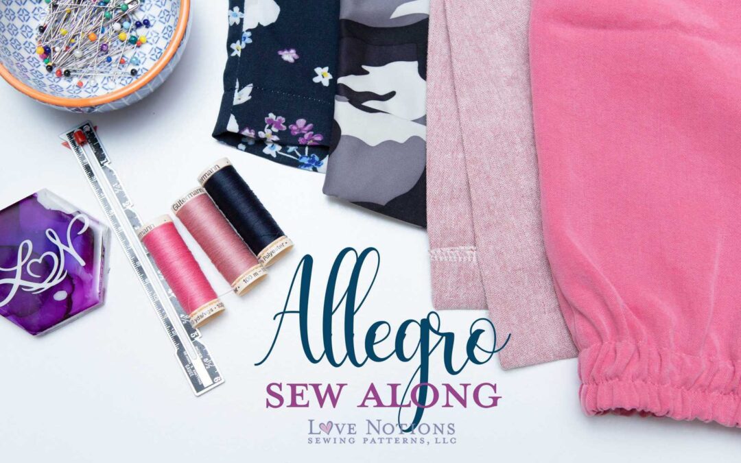 Allegro Sew Along Day Five