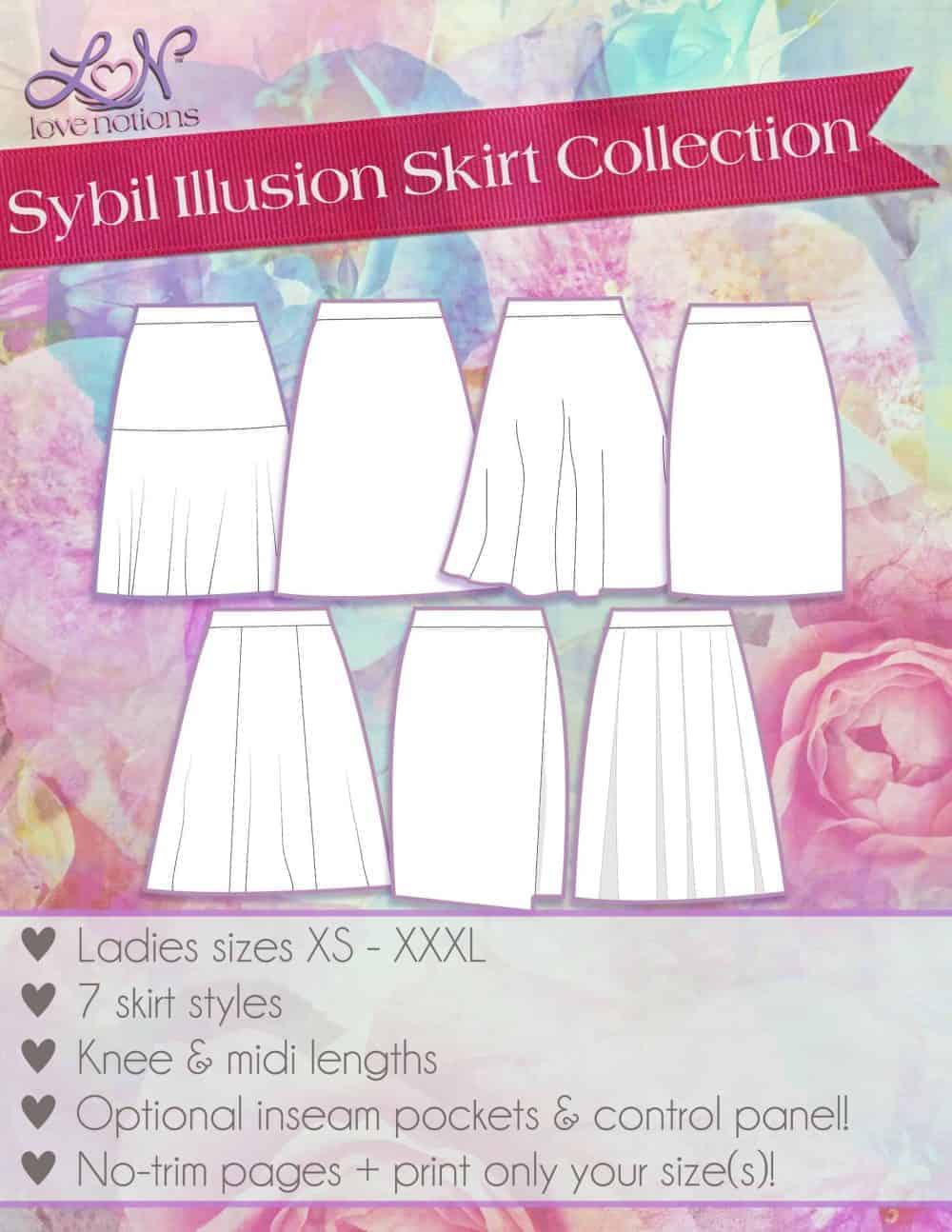Sybil Skirt Hacks - Love Notions Sewing Patterns