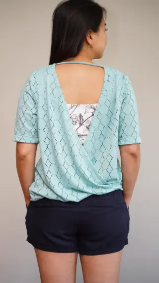 ✨ Sew something different today! Elevate your summer style with the Serenity Sweater! Perfect as a light summer layer, this versatile top now features a cute reversible hack. Available this Friday for only 5. 

Sew it, love it, wear it! 

#SummerFashion #FeatureFriday #SewingCommunity #sewingfun #pdfsewingpattern #howto #diyclothes #reversiblesewing