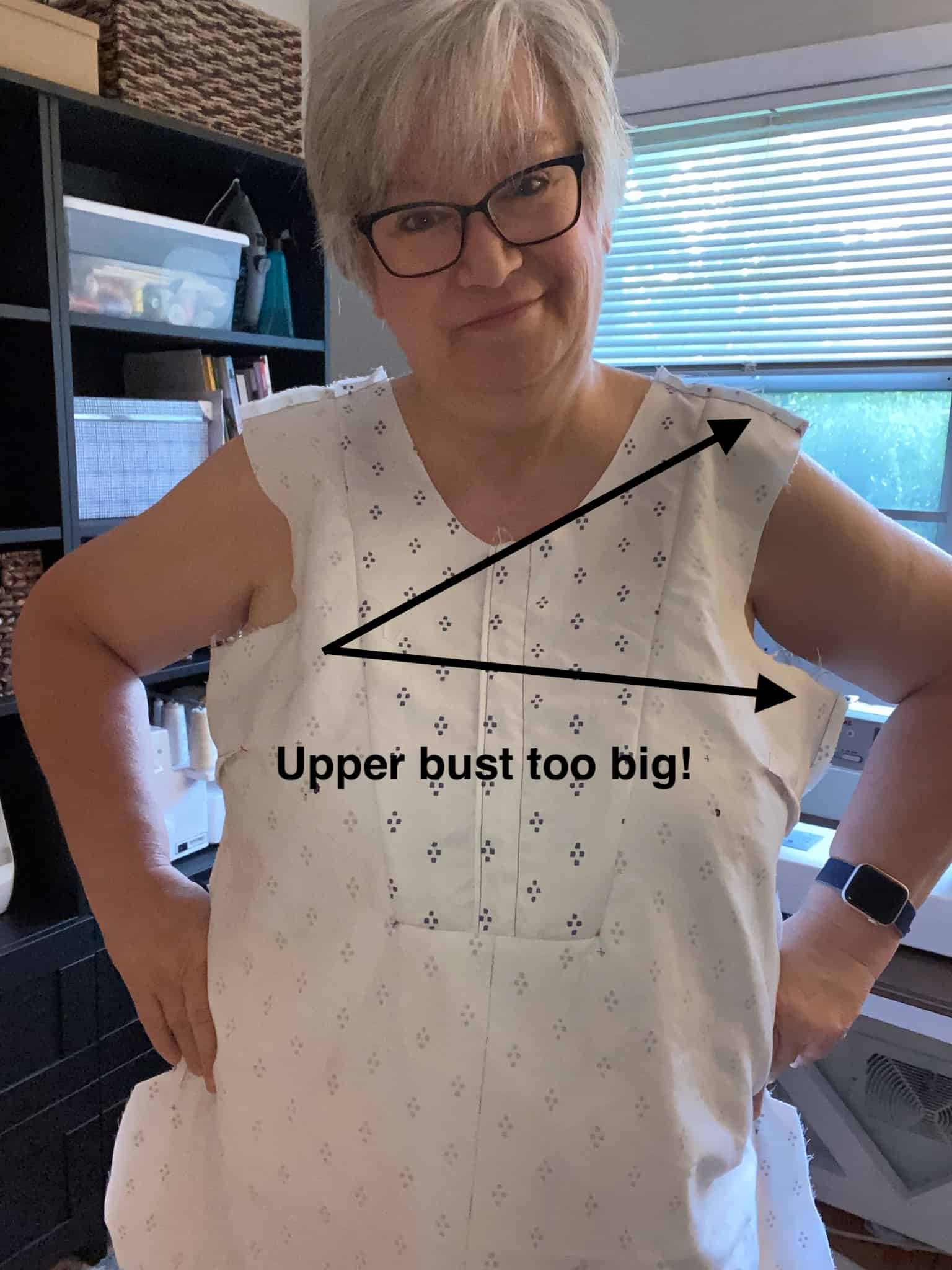How to Fix a Gaping Arm Scye with Presto Tunic - Love Notions